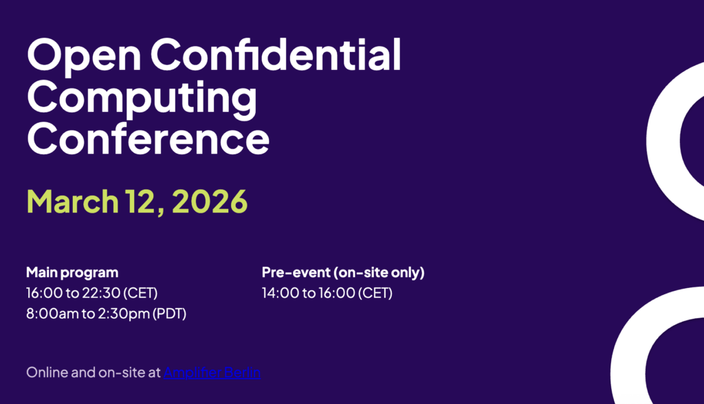Events – Confidential Computing Consortium